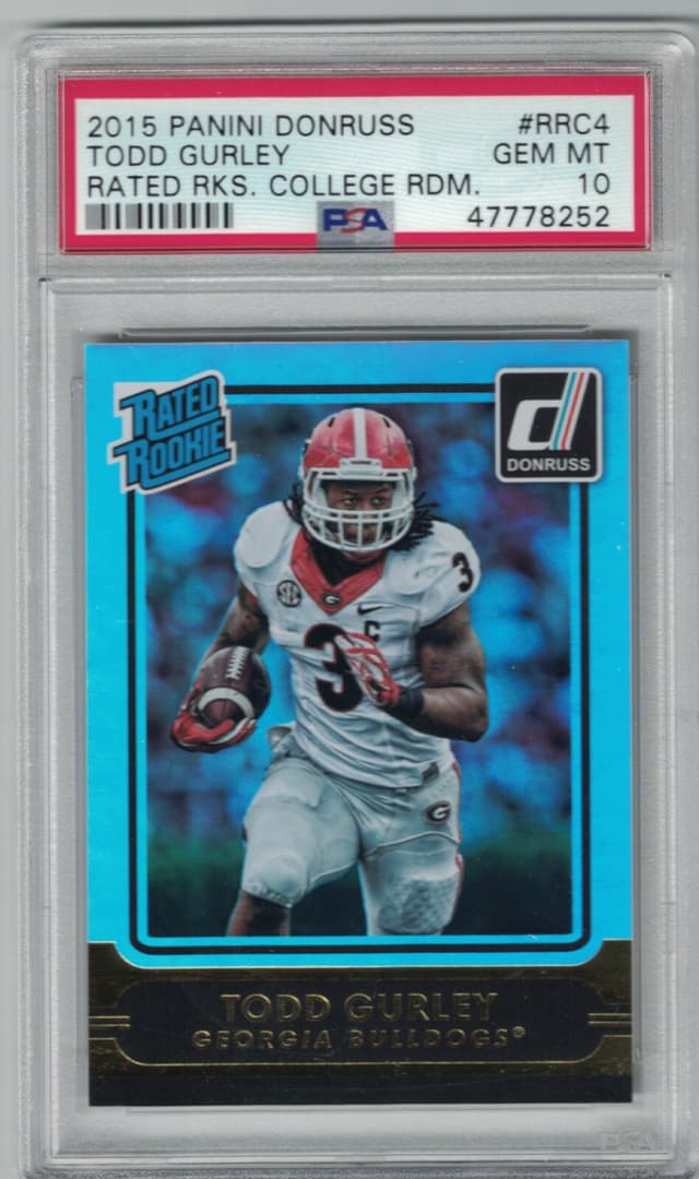 Todd Gurley Panini Donruss Rated Rookies College Redemption #RRC4 Base