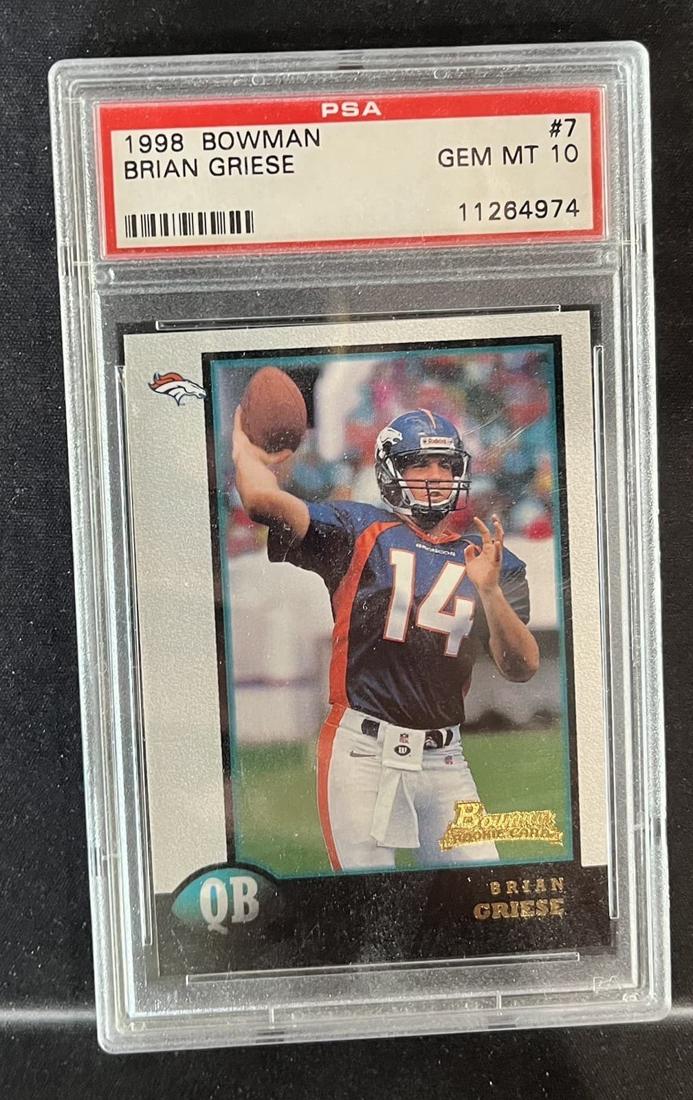 Brian Griese Bowman #7 Base