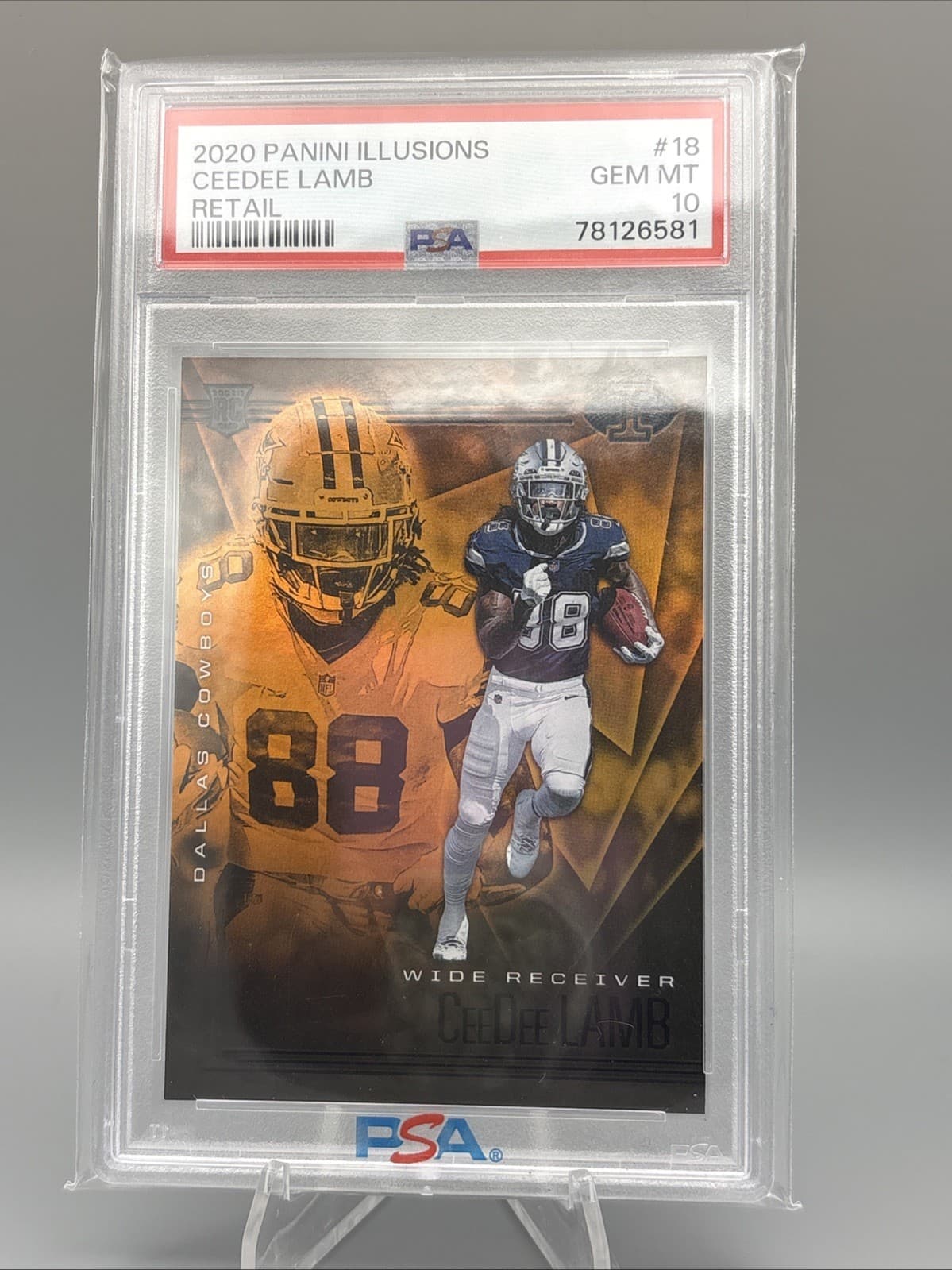 CeeDee Lamb Panini Illusions #18 Retail