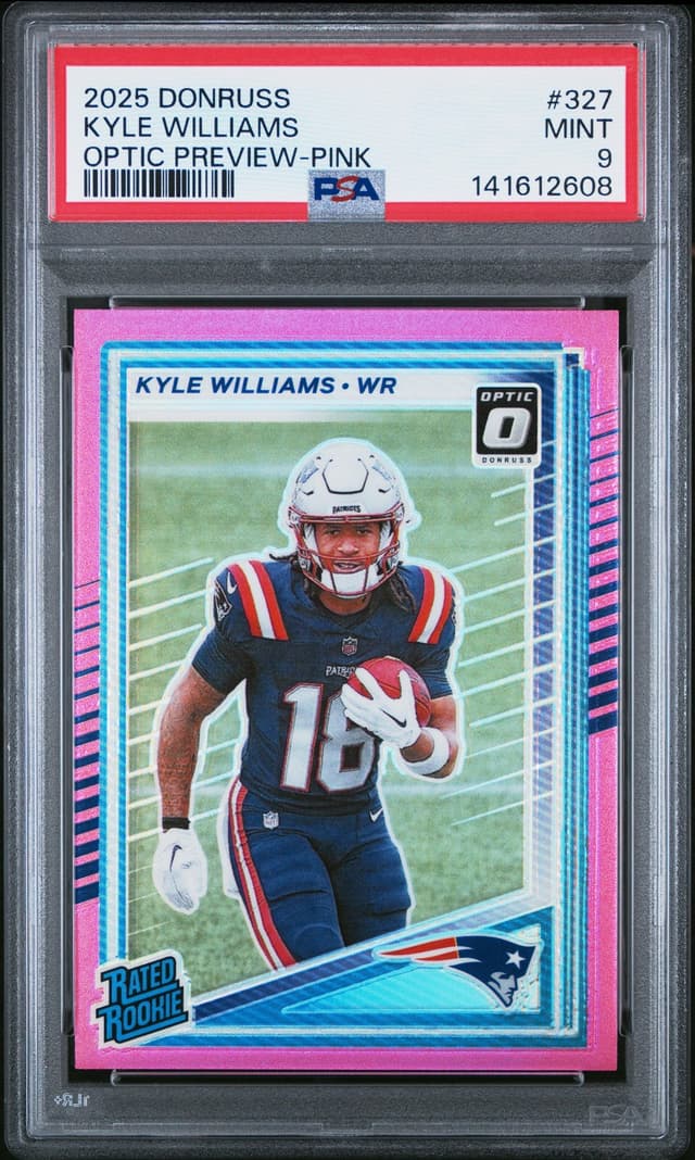 Kyle Williams Panini Donruss #327 Optic Preview-Pink