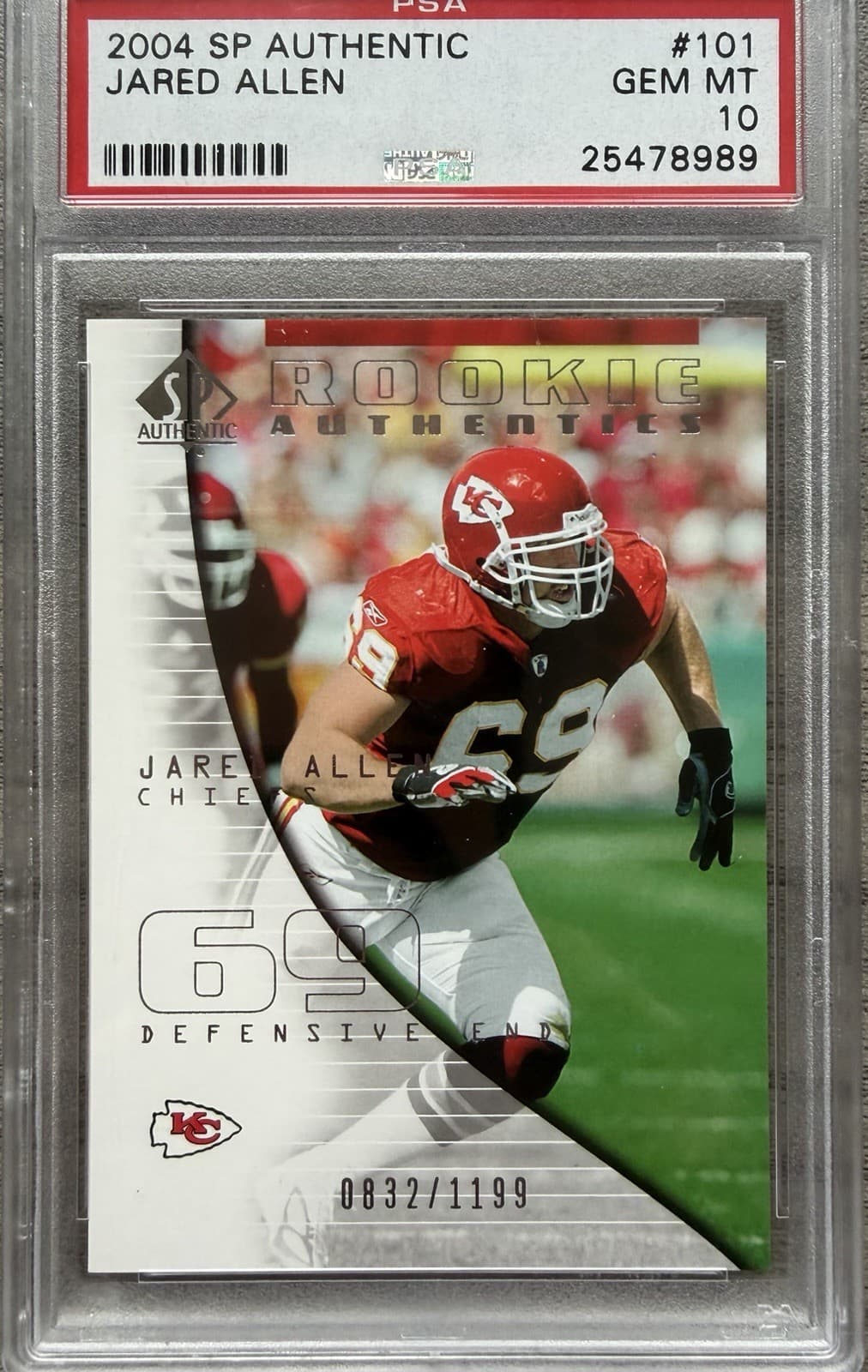 Jared Allen SP Authentic #101 Base