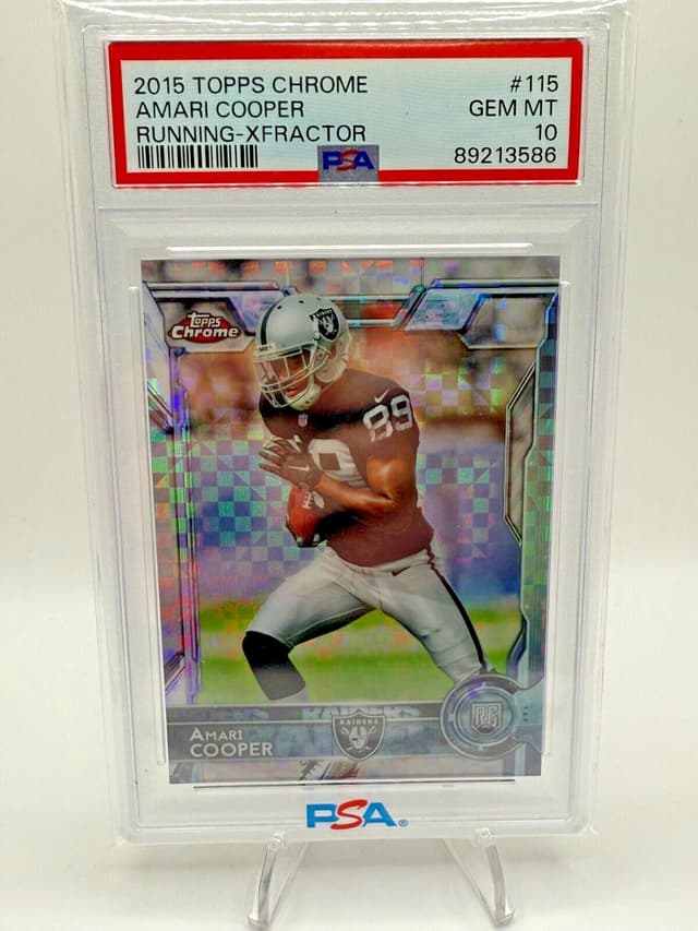 Amari Cooper Topps Chrome #115 Running-Xfractor