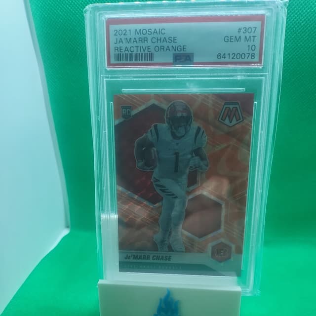 JaMarr Chase Panini Mosaic #307 Reactive Orange