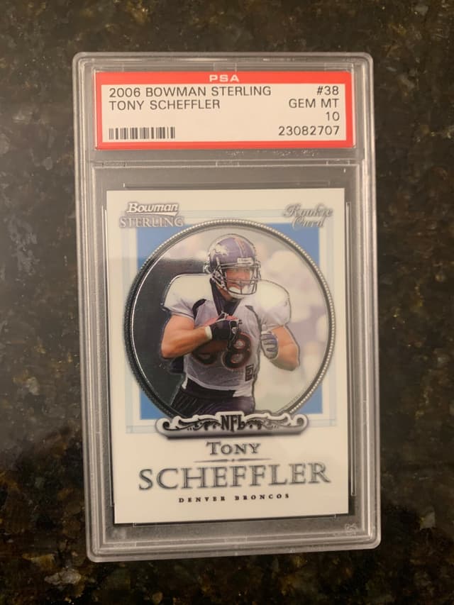 Tony Scheffler Bowman Sterling #38 Base