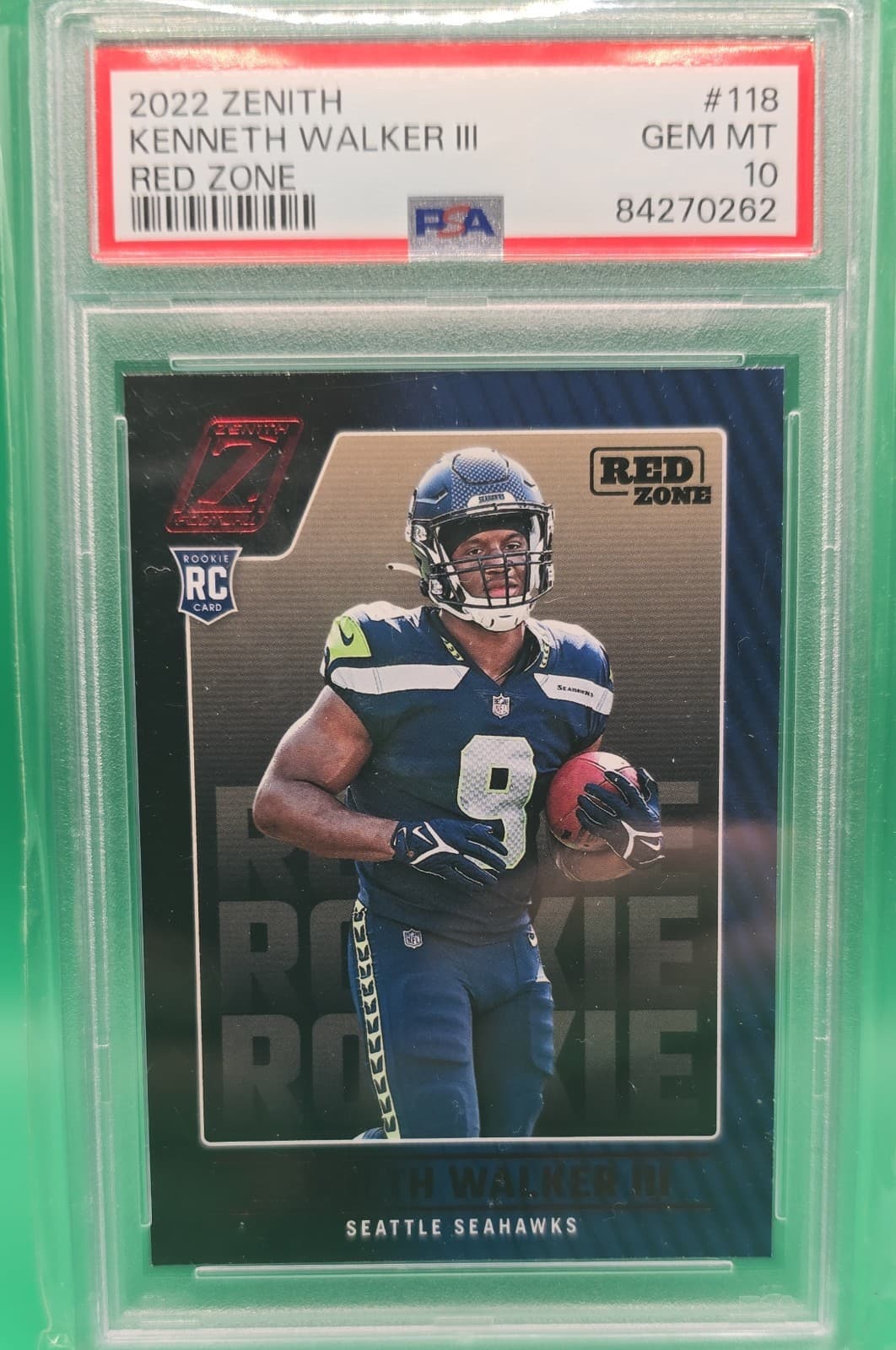 Kenneth Walker III Panini Zenith #118 Red Zone