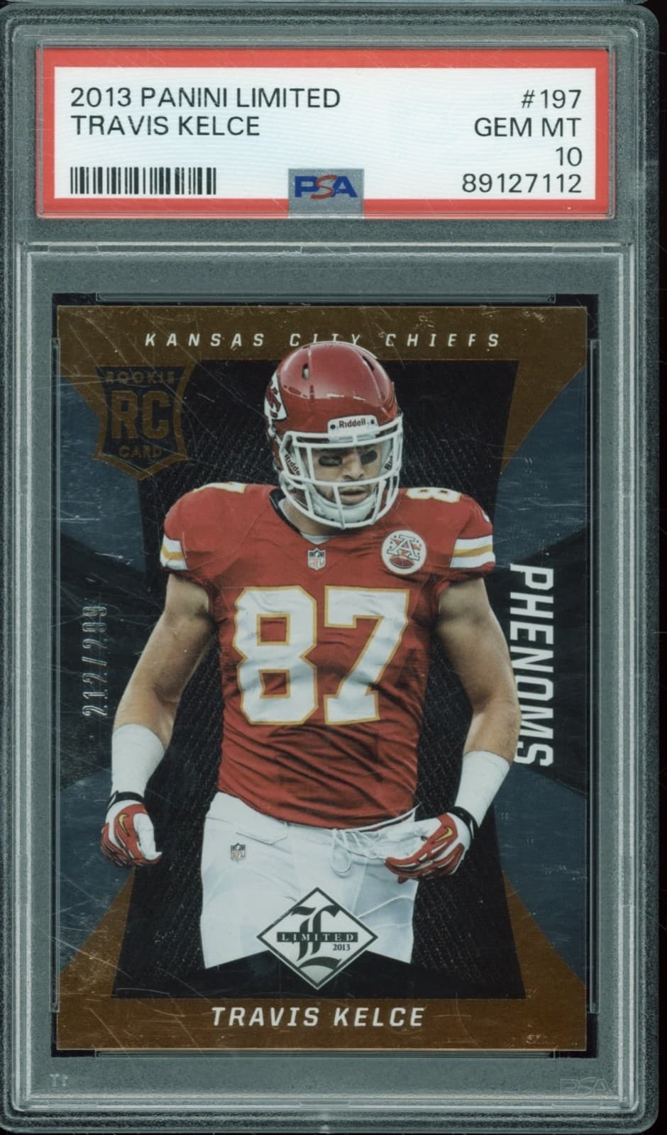 Travis Kelce Panini Limited #197 Base