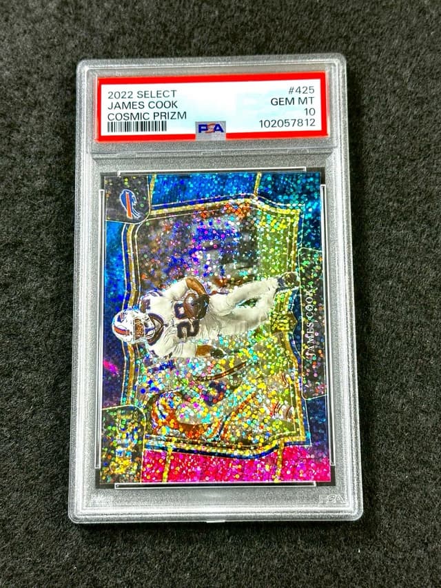 James Cook Panini Select #425 Cosmic Prizm