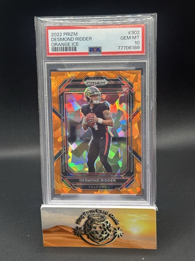 Desmond Ridder Panini Prizm #302 Orange Ice