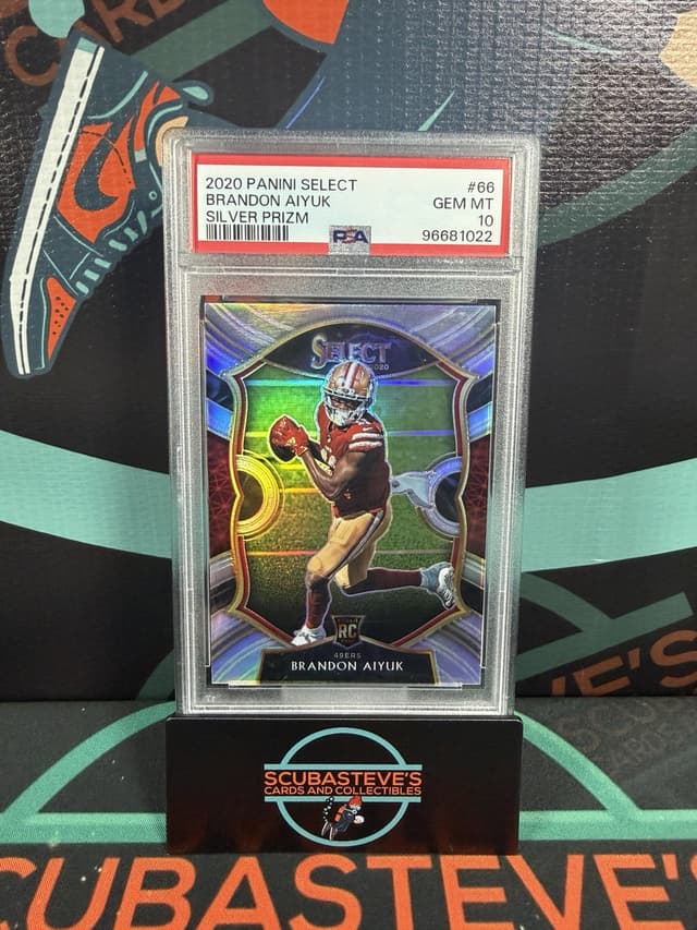 Brandon Aiyuk Panini Select #66 Silver Prizm