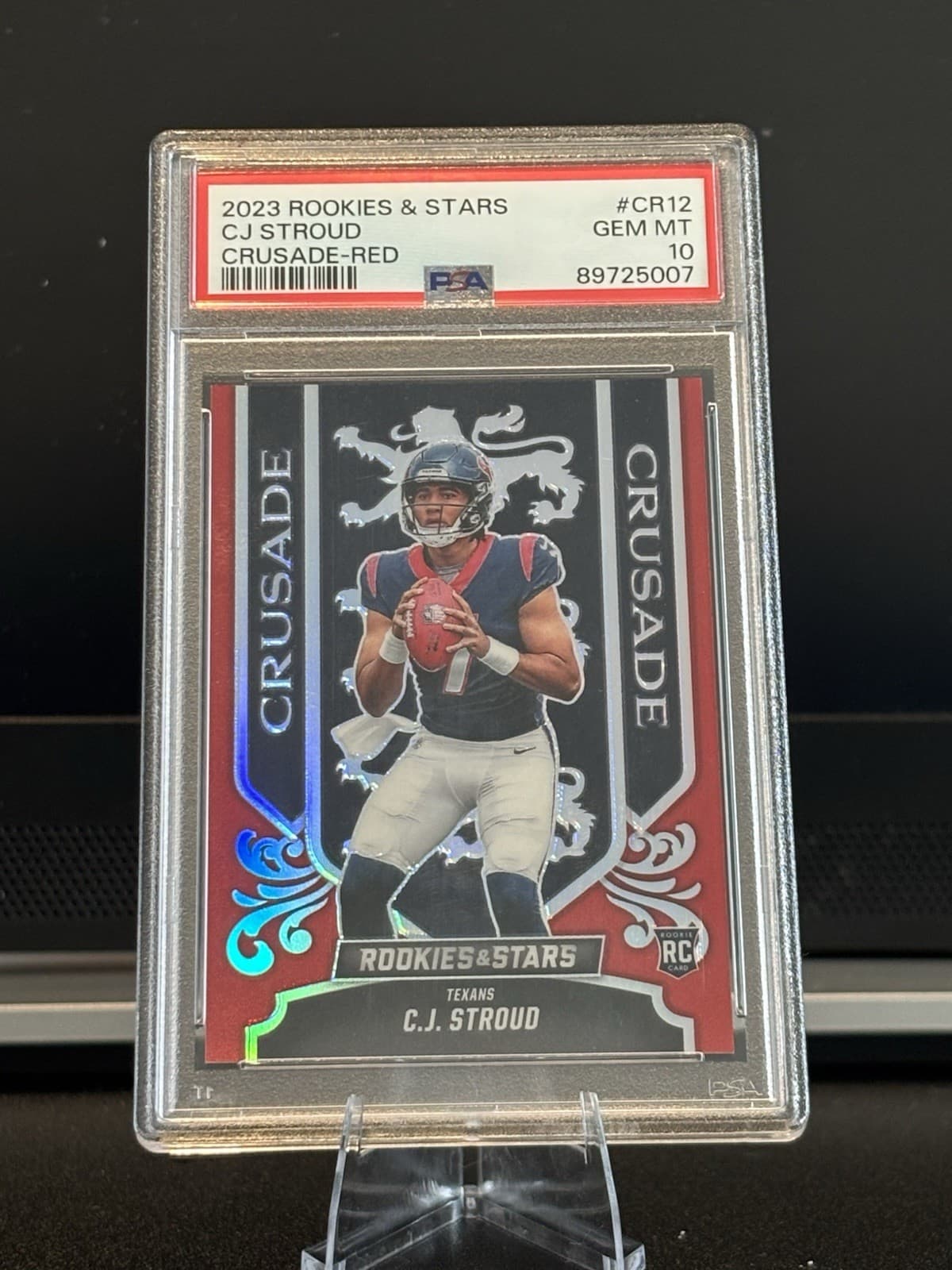 C.J. Stroud Panini Rookies & Stars Crusade #CR12 Red