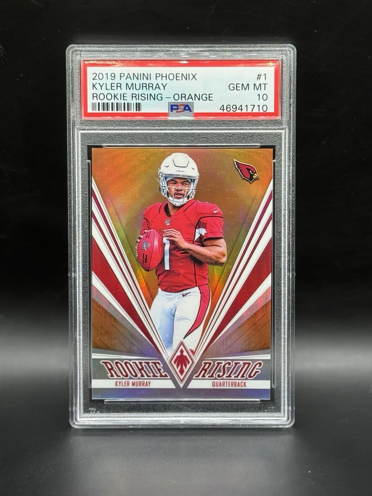 Kyler Murray Panini Phoenix Rookie Rising #1 Orange