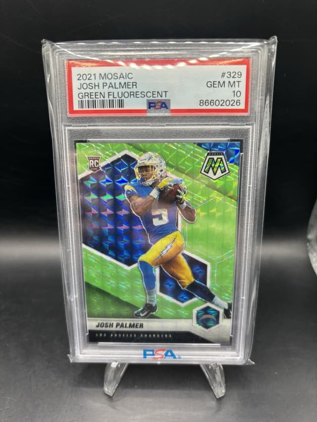 Josh Palmer Panini Mosaic #329 Green Fluorescent