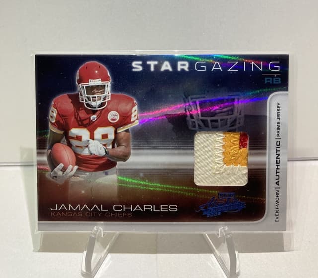 Jamaal Charles Playoff Absolute Memorabilia Star Gazing #SG9 Jersey