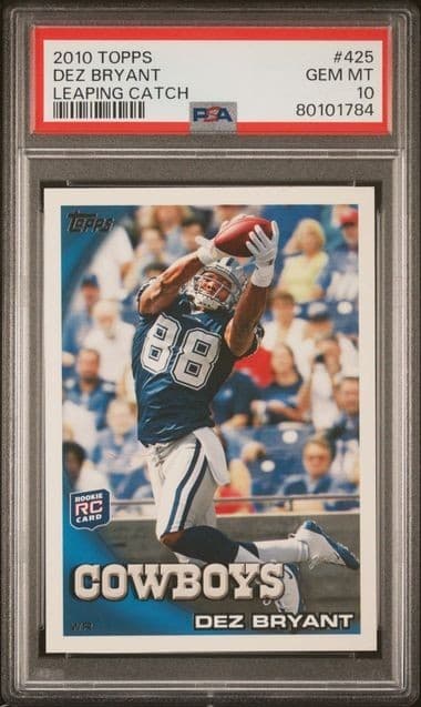 Dez Bryant Topps #425 Leaping Catch