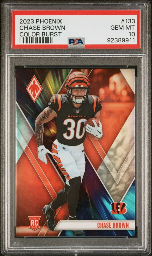 Chase Brown Panini Phoenix #133 Color Burst