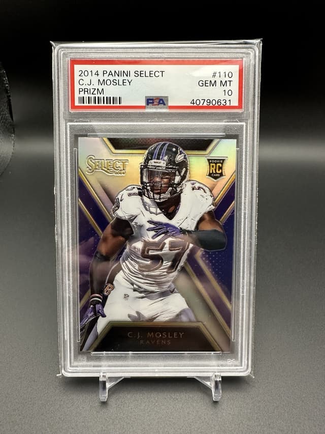 C.J. Mosley Panini Select #110 Prizm