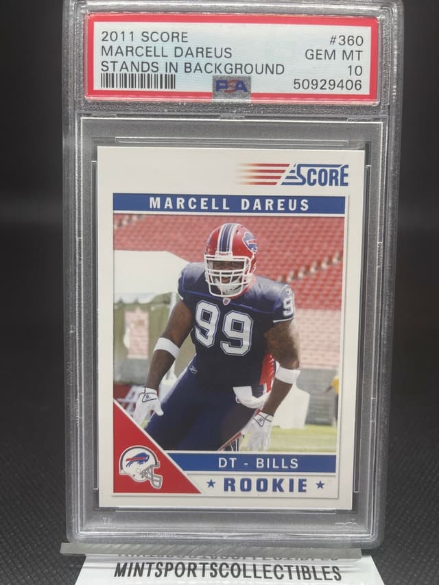 Marcell Dareus Score #360 Stands in Background