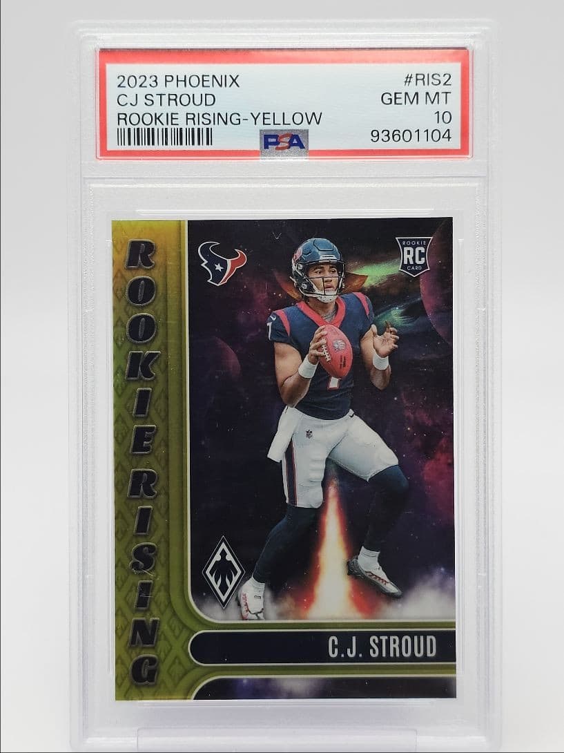 C.J. Stroud Panini Phoenix Rookie Rising #RIS2 Yellow