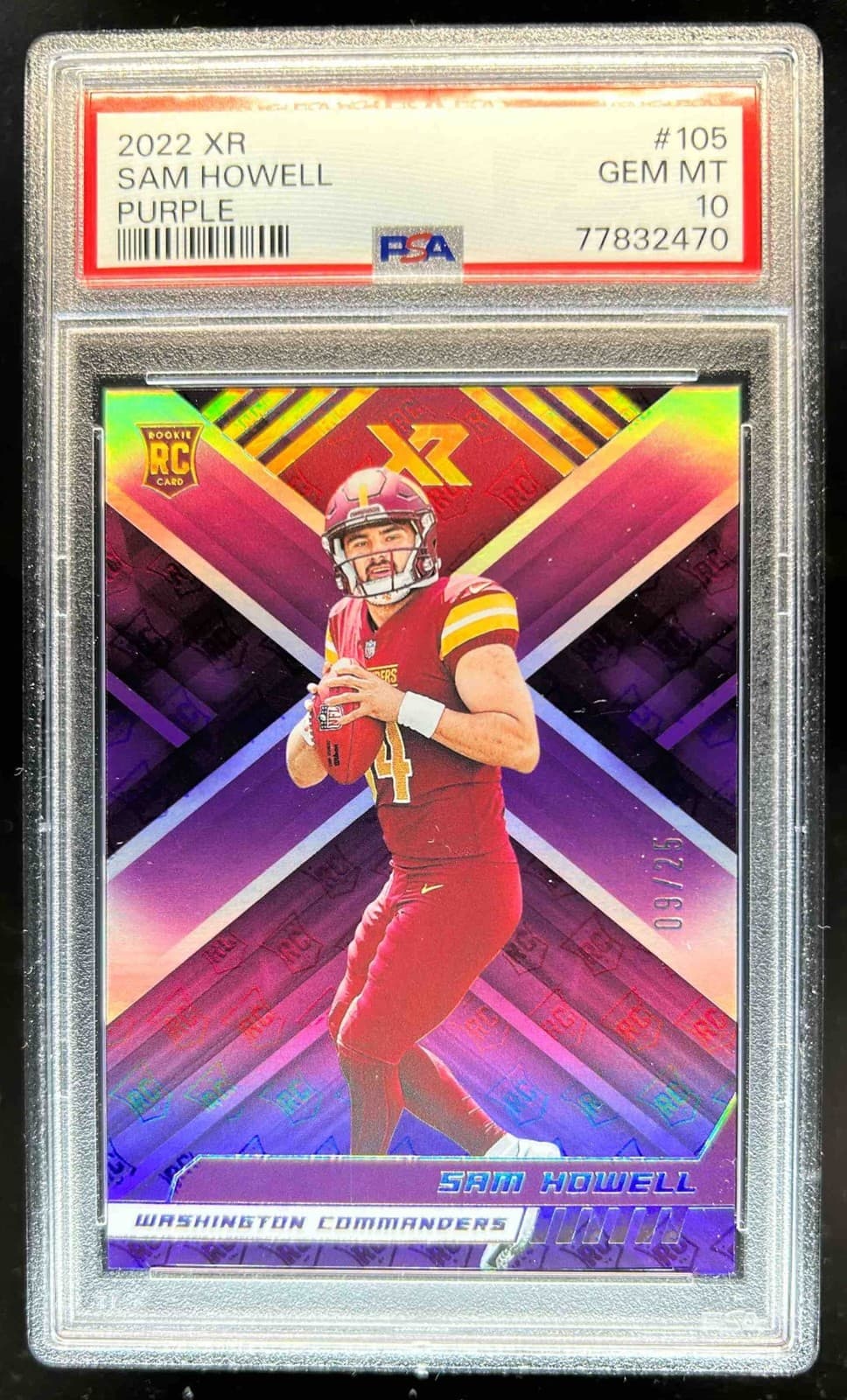 Sam Howell Panini XR #105 Purple