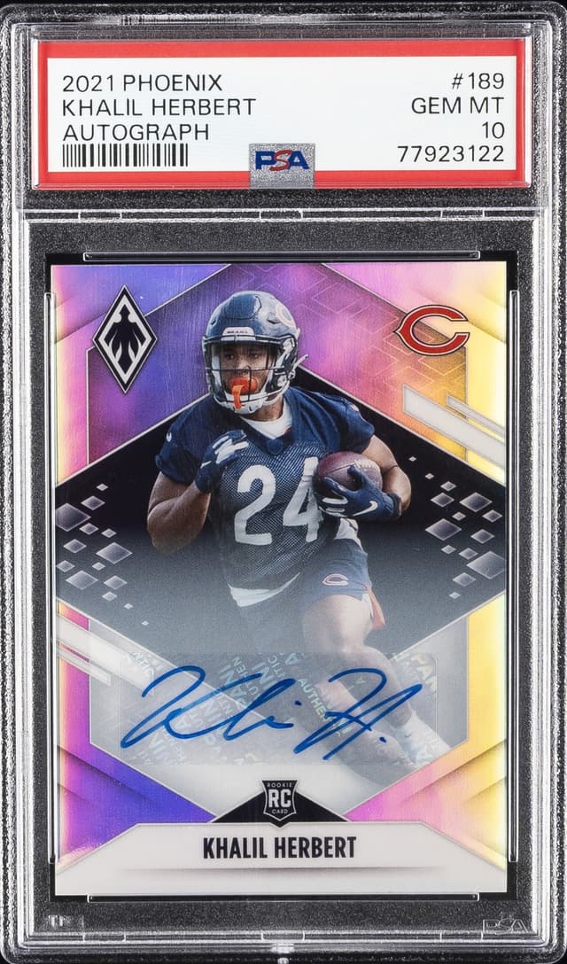 Khalil Herbert Panini Phoenix #189 Autograph