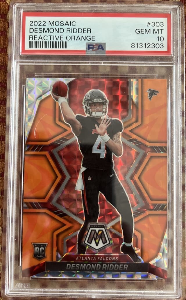 Desmond Ridder Panini Mosaic #303 Reactive Orange