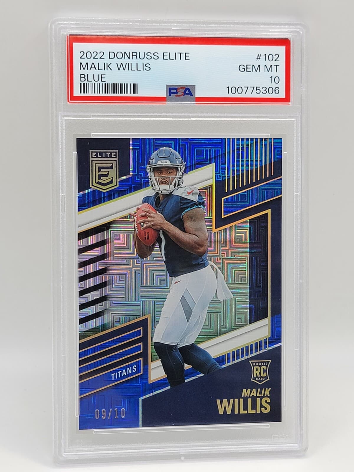 Malik Willis Panini Donruss Elite #102 Blue