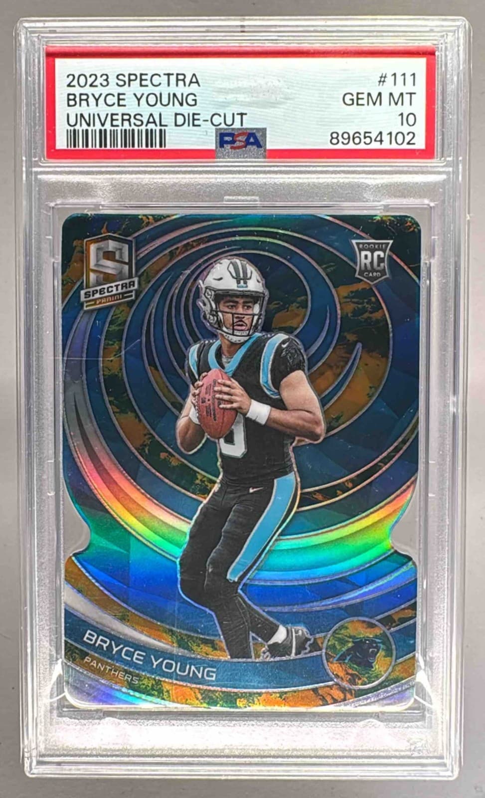 Bryce Young Panini Spectra #111 Universal Die-Cut