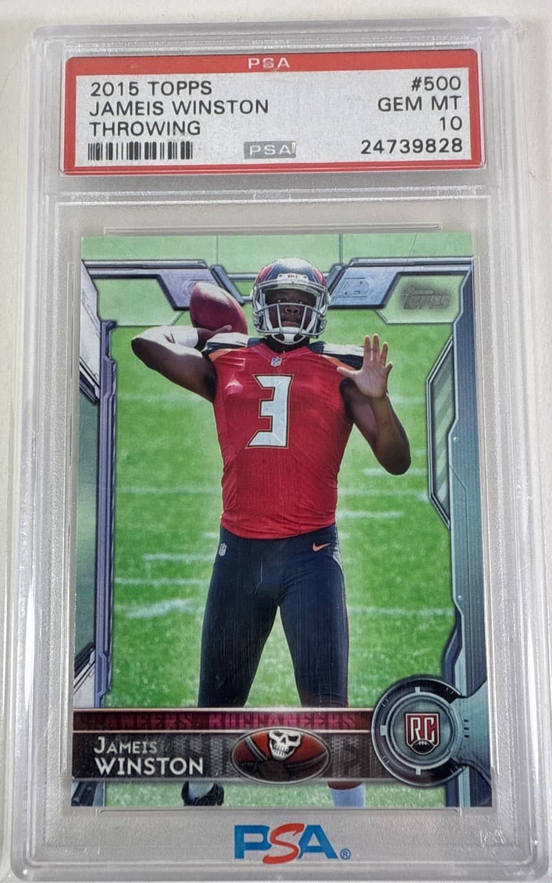 Jameis Winston Topps #500 Throwing