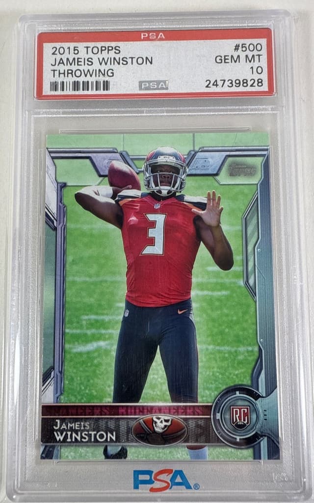 Jameis Winston Topps #500 Throwing