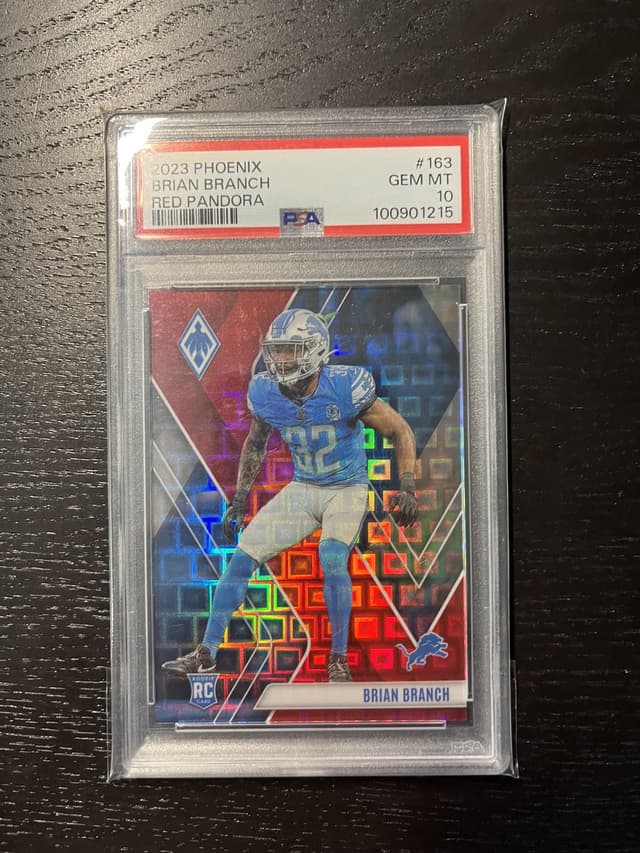 Brian Branch Panini Phoenix #163 Red Pandora