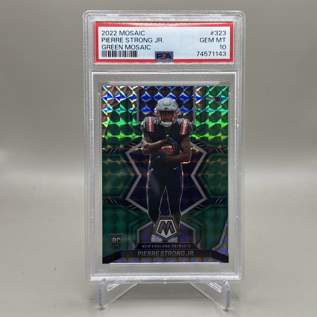 Pierre Strong Panini Mosaic #323 Green Mosaic