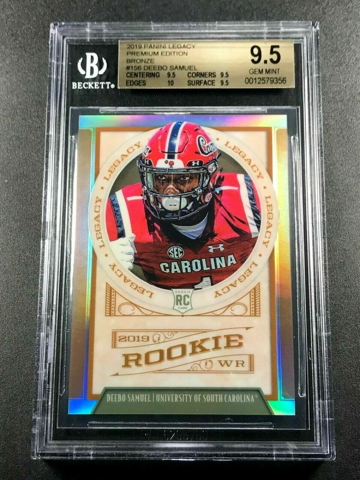Deebo Samuel Panini Legacy #156 Premium Edition-Bronze
