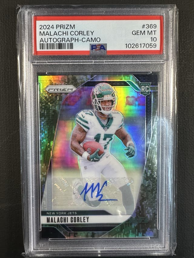 Malachi Corley Panini Prizm #369 Autograph-Camo