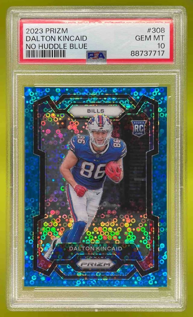 Dalton Kincaid Panini Prizm #308 No Huddle Blue