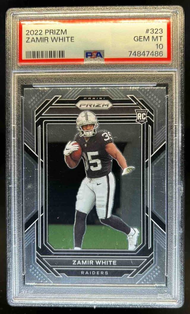 Zamir White Panini Prizm #323 Base
