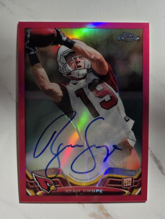 Ryan Swope Topps Chrome #55 Pink Refractor-Autograph