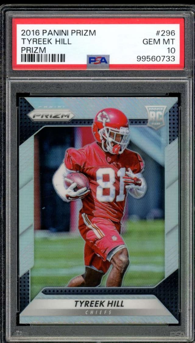 Tyreek Hill Panini Prizm #296 Base