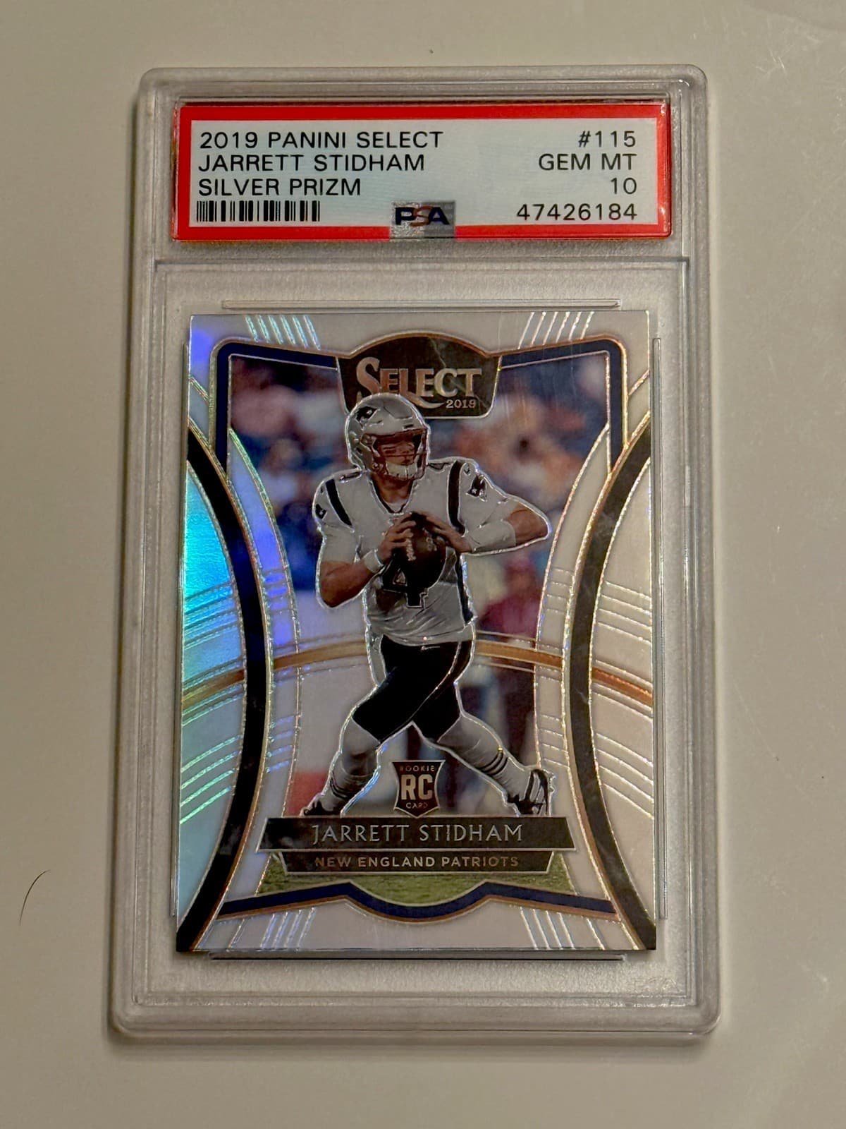 Jarrett Stidham Panini Select #115 Silver Prizm