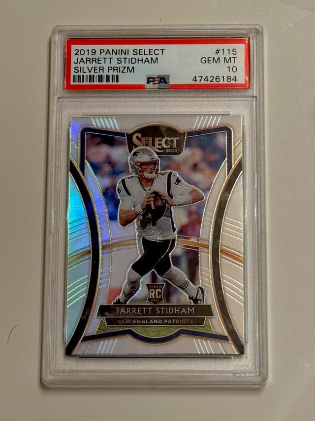 Jarrett Stidham Panini Select #115 Silver Prizm